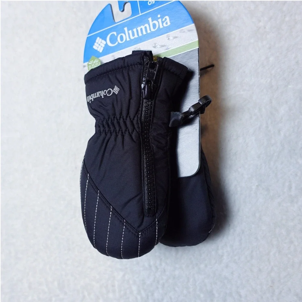 Columbia Chippewa III Mitten Youth O/S Black Omni-Shield Side Zip CY3009-010